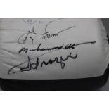 Boxing Legends Signed Glove Ali, Foreman, Frazier & Bruno Everlast boxing glove signed by the boxing