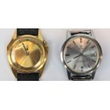 Zodiac - Gentleman's vintage gold-plated automatic Olympos wristwatch, Goldline Automatic