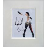 Hand signed Michael Jackson photo 48 x 43cm total size