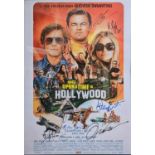 Once Upon a Time in Hollywood - Cast Signed Photo. 9th Film from Quentin Tarantino. Signed by