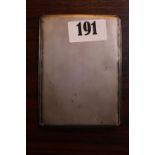 Silver Cigarette Case London 1936 140g total weight