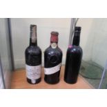 1978 Taylors Vintage Port, Korke Superb Old Tawny Port and an unmarked bottle of Port