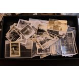 Collection of Interesting WWII Sepia Photographs and Military Postcard Photos