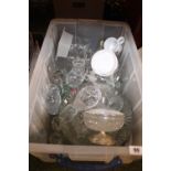 Large collection of assorted Crystal and glassware