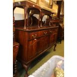 Late Victorian sideboard with period drop handles.