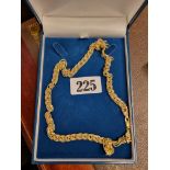 Ladies 9ct Gold Multi link necklace 20.8g total weight
