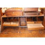 Georgian Oak Fall Front Bureau on bracket feet