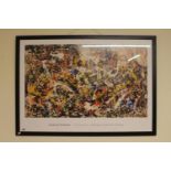 Framed Jackson Pollock Convergence Albright-Know Art Gallery Print