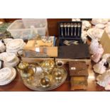 Large collection of assorted Silver-plated Flatware, tableware and assorted Bygones