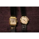 9ct Gold Record ladies wristwatch and another 9ct gold wristwatch
