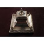 Silver Inkwell Sheffield 1907 Presented to Mr William Barnes Great Central Railways Manchester