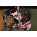 Collection of Webbing equipment and militaria