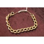 Ladies 9ct Gold Bracelet 19g total weight