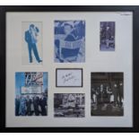 Frank Sinatra Signed Photo Collage January 1978 Las Vegas Circus Maximus. 85 x 78cm total size