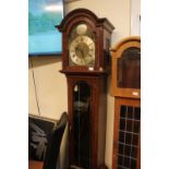 Modern Longcase clock with roman numeral dial