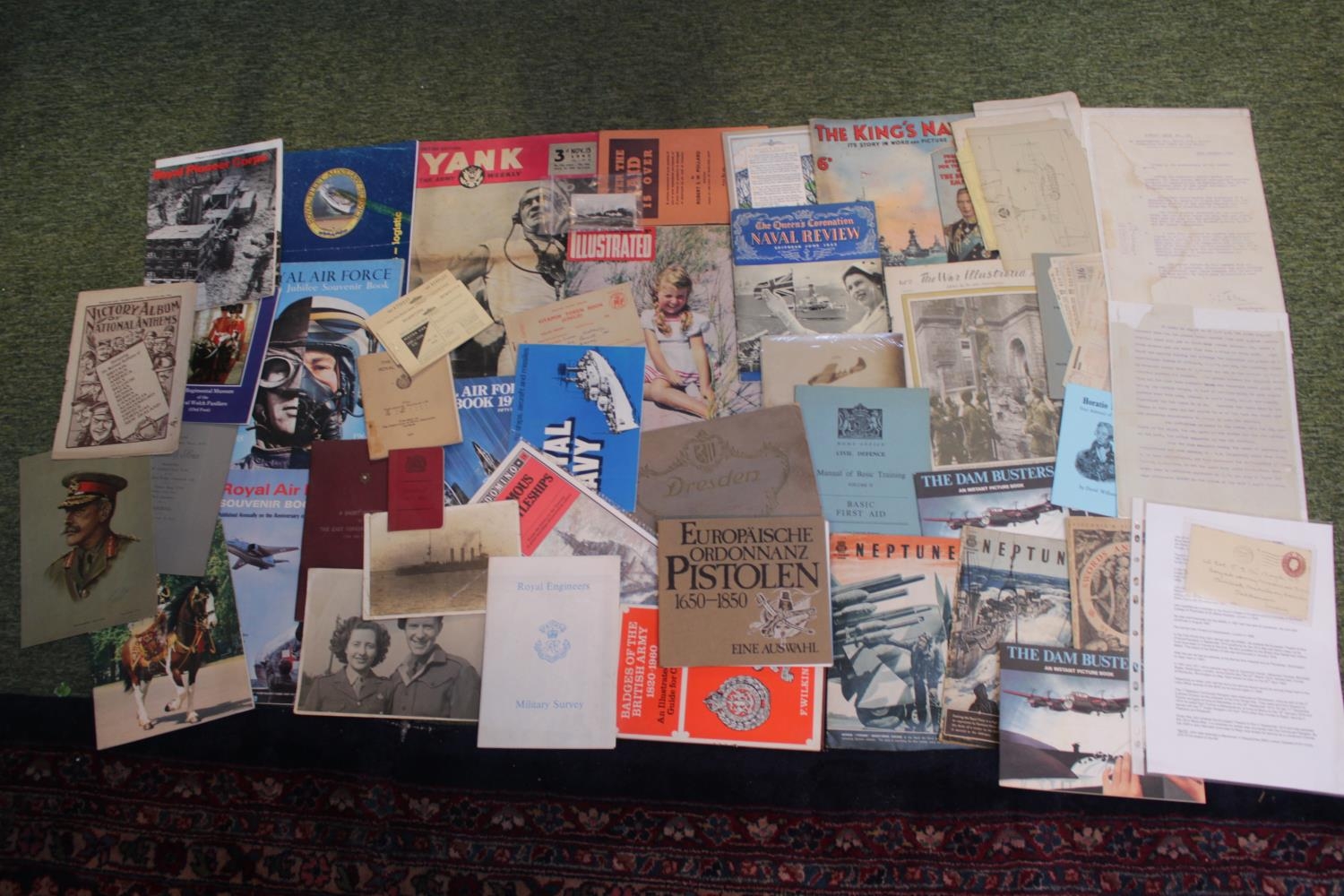 Collection of Military Magazines, Ephemera and photographs