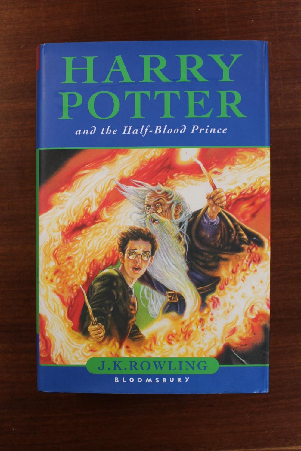 Harry Potter and the Half Blood Prince by J K Rowling published by Bloomsbury Books First Edition