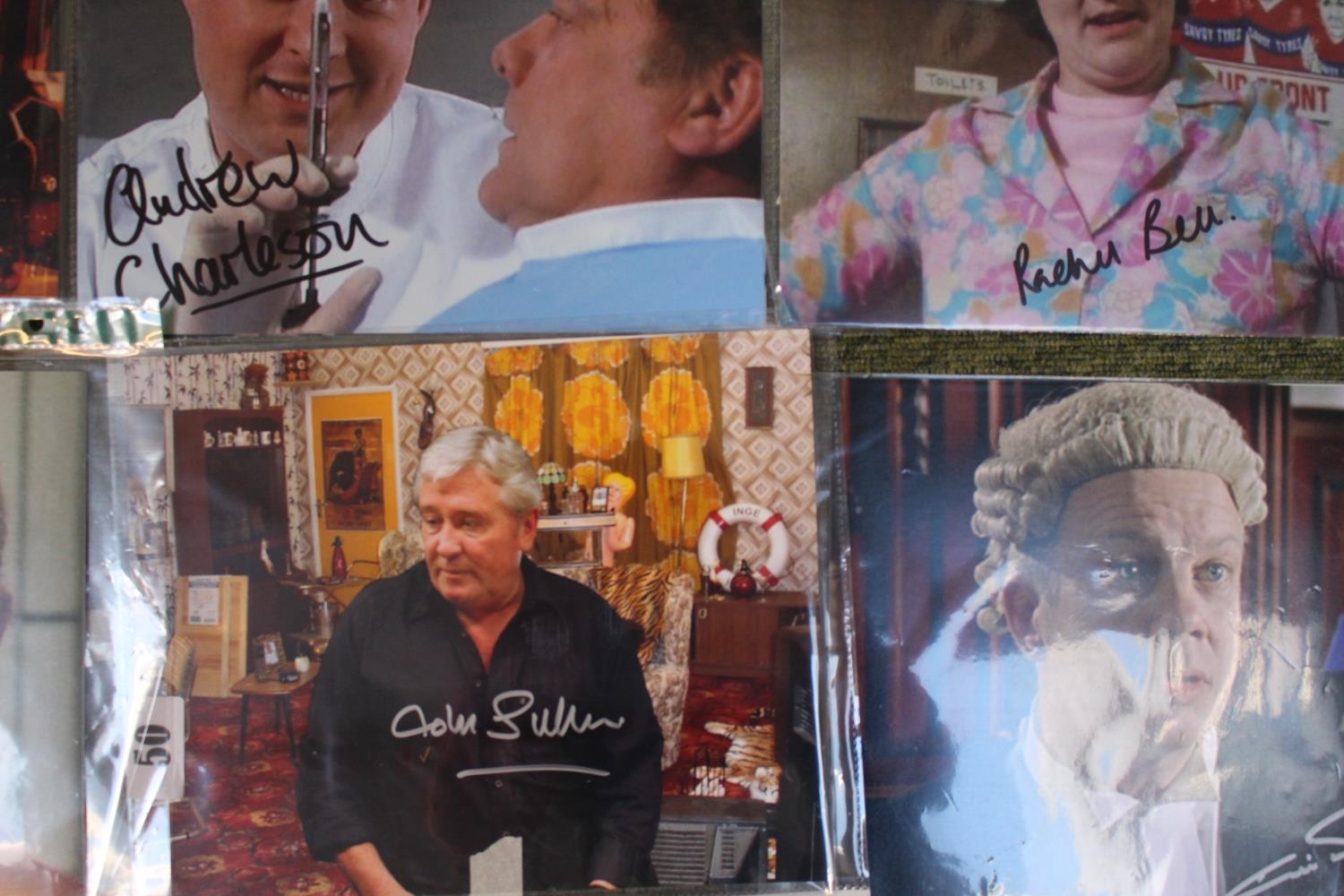 Seven Signed Only Fools and Horses Cast Photographic Prints, 3 with COAS Ken MacDonald, John - Image 2 of 4