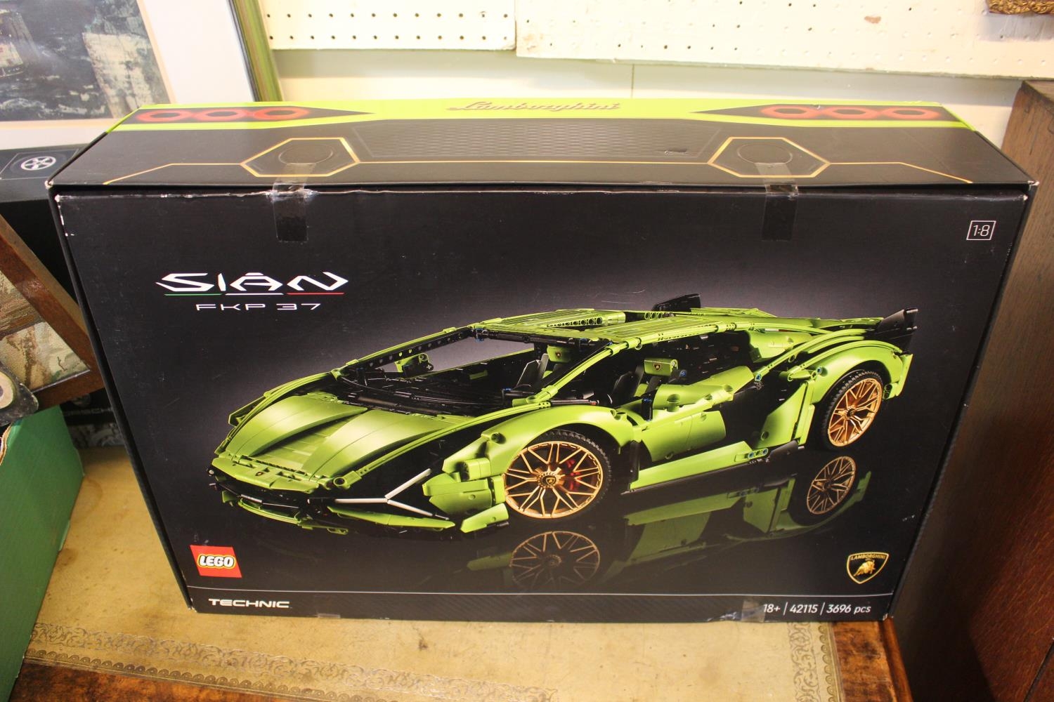 Lego Technic Lamborghini Sian FKP 37 42115 3696 Pc Sealed