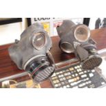 Two WWII Gas Masks
