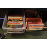 5 Boxes of assorted Beano, Dandy and other annuals