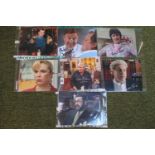 Seven Signed Only Fools and Horses Cast Photographic Prints, 3 with COAS Ken MacDonald, John
