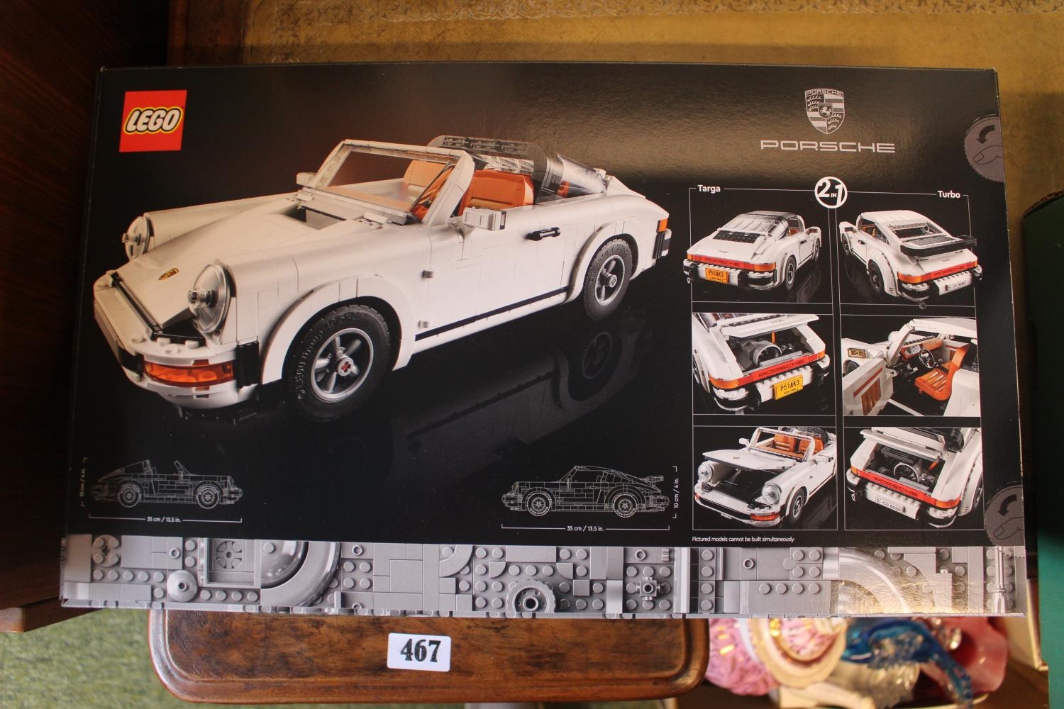 Boxed and Sealed Lego 911 Porsche 10295 with 1458pc - Image 2 of 2