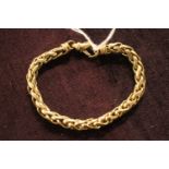 Fancy 9ct Gold Bracelet 11.5g total weight