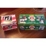 Boxed Donruss Soccer 2021-22 Panini 12 Pack Box set, and a Score 1991 900 Player Cards set sealed