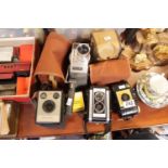 Collection of assorted Cameras inc. Kodak, Powermatic etc