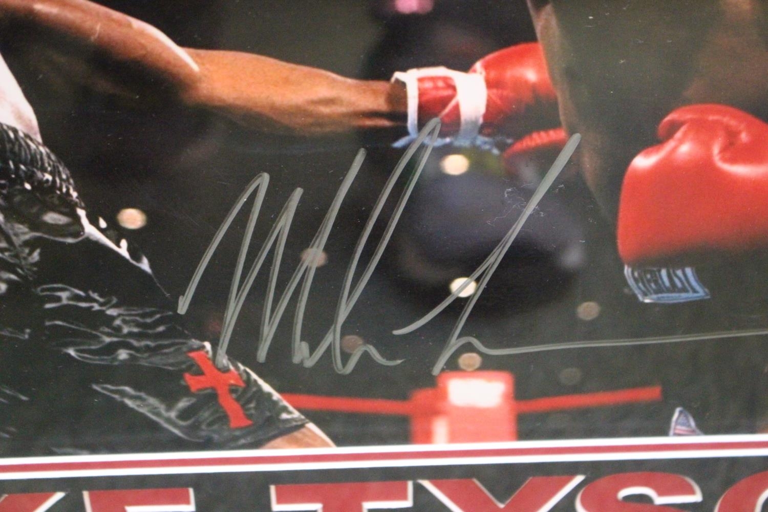 Mike Tyson Signed Lithographic photograph signed. 56 x 46cm total size - Bild 2 aus 2