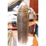 WW1 Artillery Shell Inert marked QF18PRFSIX 8/16 CQ