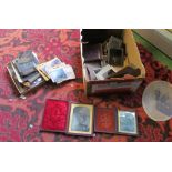 Various Victorian and other photographs, some daguerreotype cases et cetera