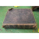 A Family Devotional Bible by Rev'd Matthew Henry with engravings and another family Bible