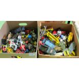 Various Dinky, Matchbox, Corgi and other cars etc (to be sorted) playworn