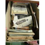 A large quantity of postcards mostly of World War Two, souvenir postcard books et cetera