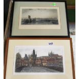 A Brighton Chain Pier print and bridge Prague