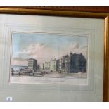 A hand coloured litho Marine Library, Marine Parade, after C.W. Wing