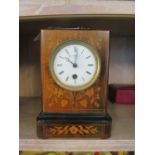 An inlaid clock