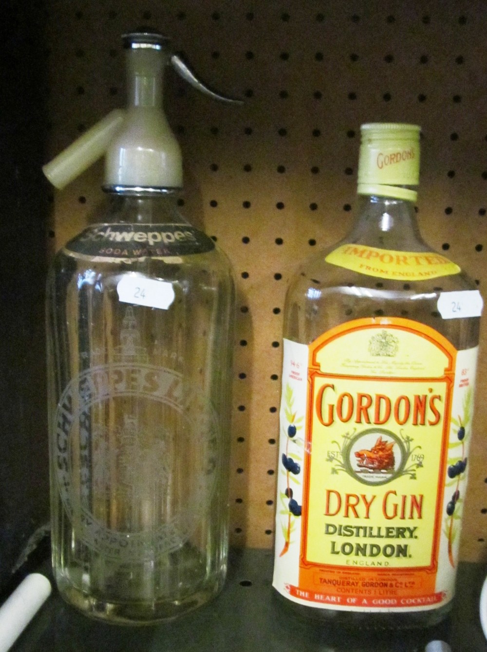 A Schweppes soda syphon and various vintage bottles including Guinness - Image 3 of 3