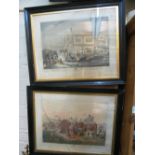 A set of four Indian hunting scene prints, published T.M. Lean circa 1819