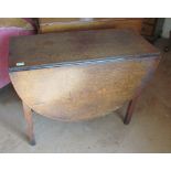 An elm dropflap table