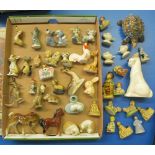 A Midwinter Burslem dog, Wade Disney and other animals and figures