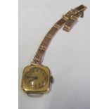 A 9ct ladies watch