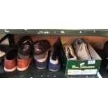 Two pairs shoes, size 8 and another two pairs, size 9