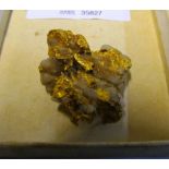 A gold coloured nugget