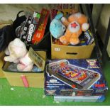 Various toys including Escalado and Care Bears