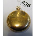 An 18ct gold Hunter pocketwatch, inscribed Lieut. Henry M. Duncan 1826 with front key wind