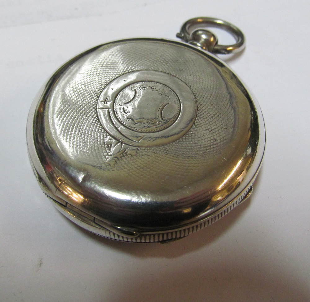 A silver cased pocket watch marked Kendal & Bent (face a/f), three other pocket watches and an - Image 2 of 4