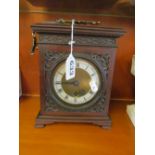 A bracket clock with German movement the chapter ring inscribed Frodsham London